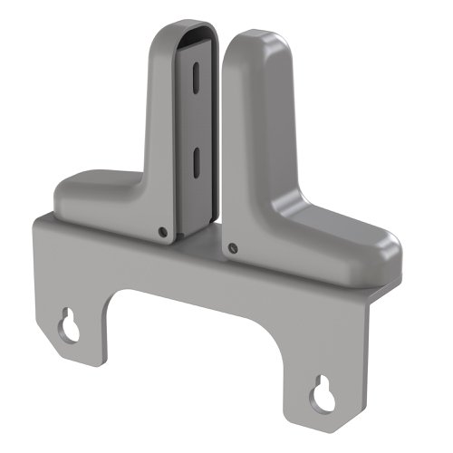 Screen Brackets (set of 2) for Dual Frame R802X in Silver