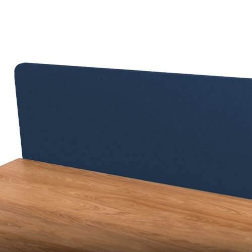 Revilo Single Desk Screen W1400mm x H700mm Blue