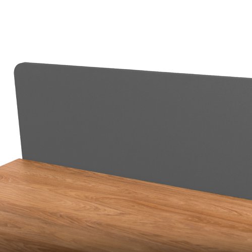 Revilo Single Desk Screen W1400mm x H700mm Grey