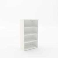 Booki Open Storage Unit 1440mm High in White