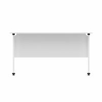 EnviroDesk Straight Desk 1385x800mm White leg, White Top