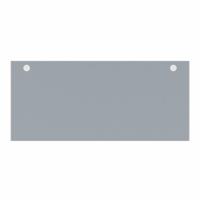 EnviroDesk Straight Desk 1785x800mm White leg, Grey Top