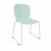 LORCA IV sledge base chair in Green
