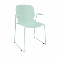 LORCA VII sledge base with armrest in Green