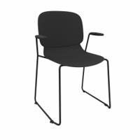 LORCA VII sledge base with armrest in Black