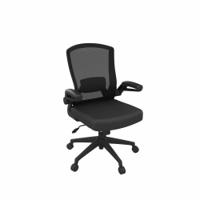 Zombie+ Mesh Chair With Fold Back Arms Black