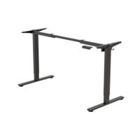 R750 Sit Stand Desk Single Motor Frame Only in Black