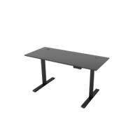R810 Sit Stand Desk 1385x800mm Black Leg, Black Top