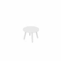 MAMBA Round Coffee Table White Legs 600mm Dia White top