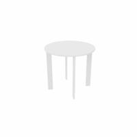 SAFRA Round Table White Legs 800mm Dia White top