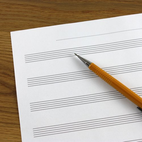 Leaf Graph A4 Manuscript Music Paper 5 x double staves (30 leaf pack)