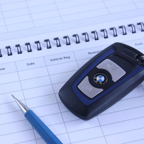 Leaf Graph A4 Vehicle Mileage Log Book Wirebound Book (50 pages)