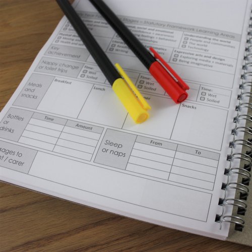 Leaf Graph A5 Childcare Daily Diary Wirebound Book EYFS (124 pages)