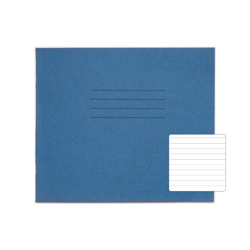 RHINO 138 x 165 Exercise Book 24 Pages / 12 Leaf Light Blue 8mm Lined
