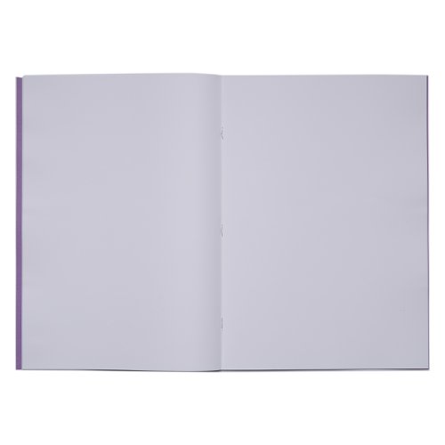 RHINO 13 x 9 Oversized Exercise Book 48 Page, Purple, B (Pack of 10)