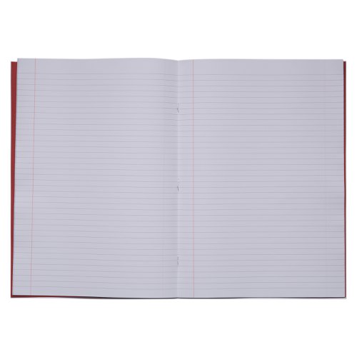 RHINO 13 x 9 Oversized Exercise Book 48 Page, Red, F8M (Pack of 10)