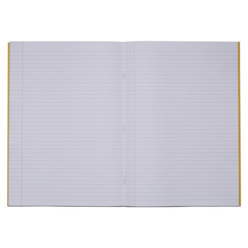 RHINO 13 x 9 Oversized Exercise Book 48 Page, Yellow, F8M (Pack of 10)