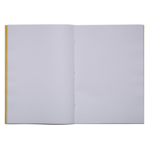 RHINO 13 x 9 Oversized Exercise Book 48 Page, Yellow, B (Pack of 10)