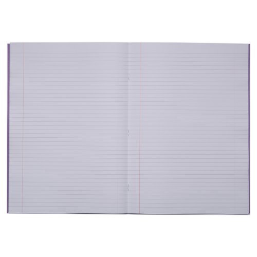 RHINO 13 x 9 Oversized Exercise Book 80 Page, Purple, F8M (Pack of 50)