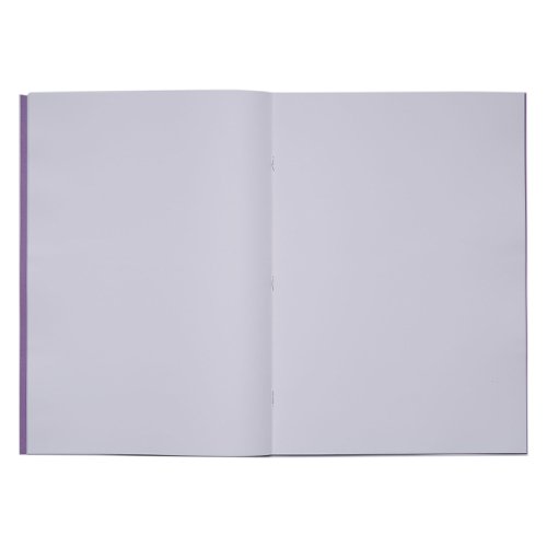 RHINO 13 x 9 Oversized Exercise Book 80 Page, Purple, B (Pack of 50)