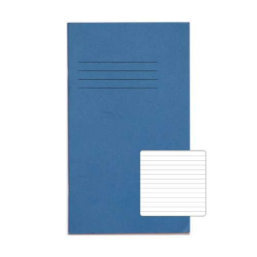 RHINO 200 x 120 Exercise Book 80 Pages / 40 Leaf Light Blue 6mm Lined