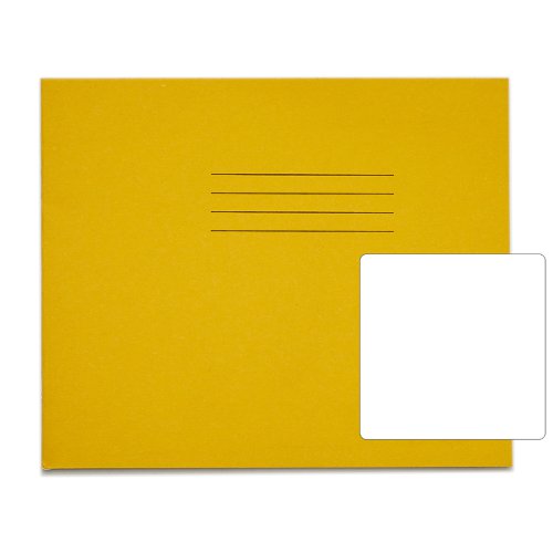 RHINO 6.5 x 8 Exercise Book 40 Pages / 20 Leaf Yellow Plain