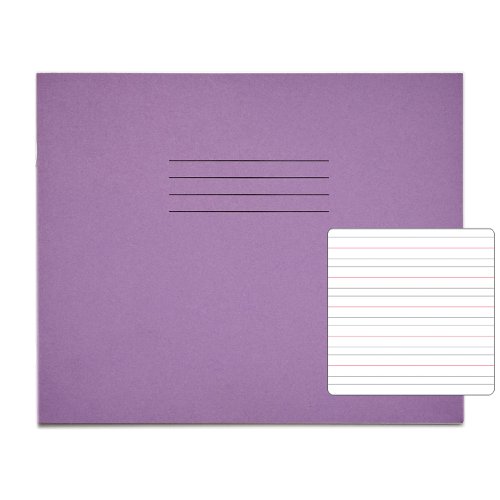 Rhino 6 x 8 Learn to Write Book 32 Page Purple Narrow-Ruled LTW4B:15R (Pack 100) - SDXB4-4