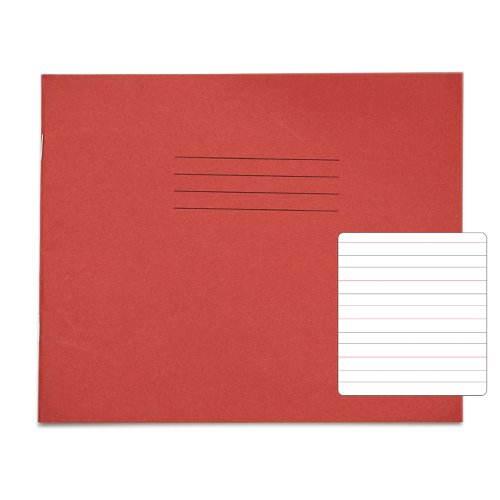 Rhino 6 x 8 Learn to Write Book 32 Page Red Wide-Ruled LTW6B:20R (Pack 100) - SDXB2-0