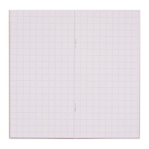 610136 Notebook 10mm Square 205X102mm Pink 32 Page Pack Of 100 Nb005119 3P