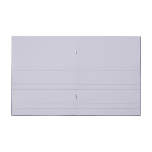 616232 Rhino Project Book Top Blank Bottom 12mm Ruled 205X165mm Blue 32 Page Pack Of 100 Pw02526 3P