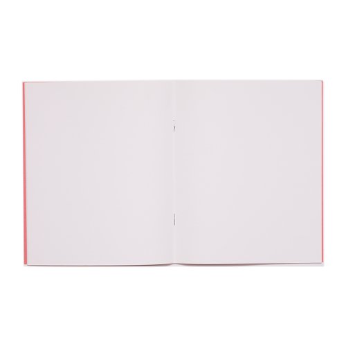 616224 Rhino Exercise Book Blank 205X165mm Pink 32 Page Pack Of 100 Ex142152 3P