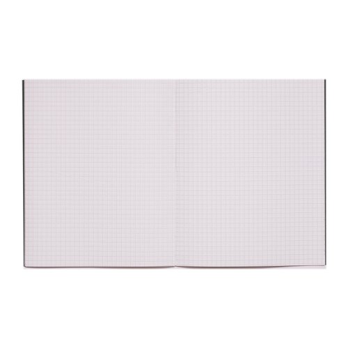 616257 Rhino Exercise Book 5mm Square 205X165mm Dark Green 48 Page Pack Of 100 Ex342602 3P