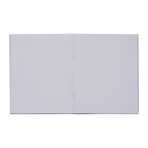 616258 Rhino Exercise Book 5mm Square 205X165mm Light Blue 48 Page Pack Of 100 Ex342396 3P