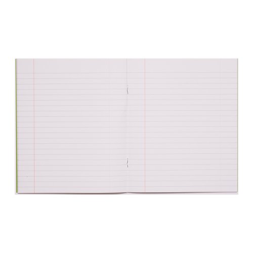 RHINO 8 x 6.5 Exercise Book 48 Page, Light Green, F8M (Pack of 10)