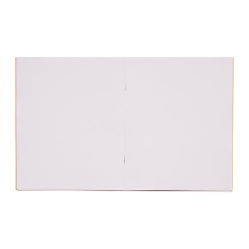 616238 Rhino Exercise Book Blank 205X165mm Yellow 48 Page Pack Of 100 Ex342448 3P