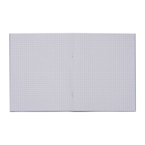 616278 Rhino Exercise Book 5mm Square 205X165mm Light Blue 80 Page Pack Of 100 Ex544248 3P