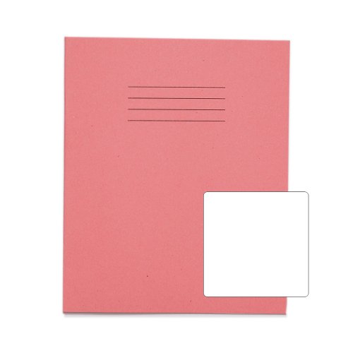Rhino Exercise Book Blank 205X165mm Pink 80 Page Pack Of 100 Ex54415 3P