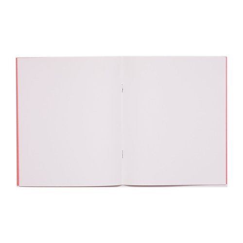 616275 Rhino Exercise Book Blank 205X165mm Pink 80 Page Pack Of 100 Ex54415 3P