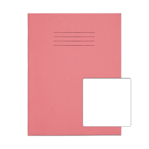 Rhino Exercise Book Blank 230X180mm Pink 48 Page Pack Of 100 Ex35221 3P