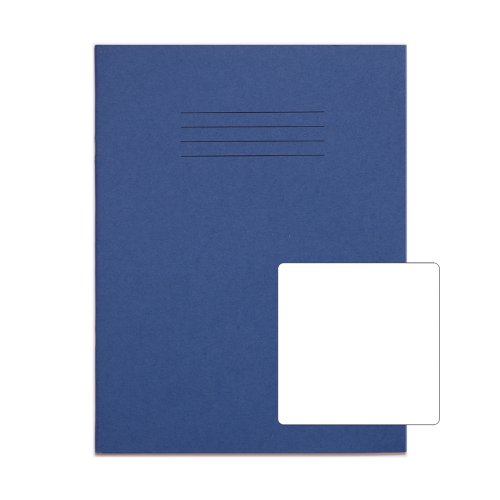 Rhino Exercise Book Blank 230X180mm Dark Blue 80 Page Pack Of 100 Ex55412 3P