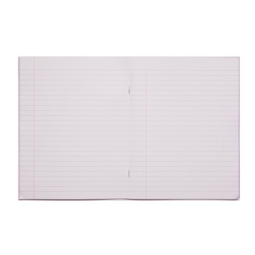 Rhino 9 x 7 Exercise Book 80 Page Ruled F8M Purple (Pack 100) - VEX554-300-6