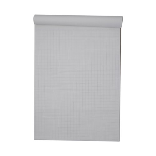 RHINO Recycled A1 Flip Chart Pad 40 Leaf 20mm Squared with Plain Reverse