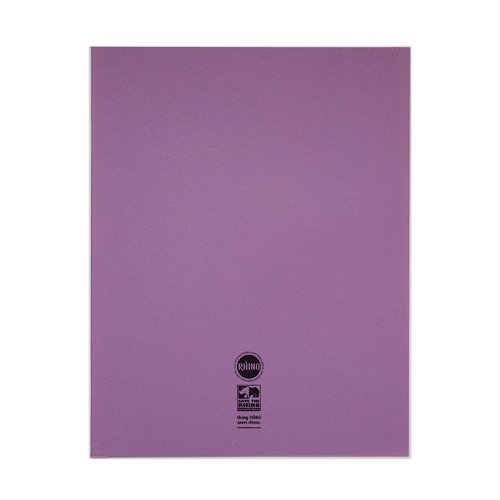 RHINO A3+ Oversized Exercise Book 40 Pages / 20 Leaf Purple Plain