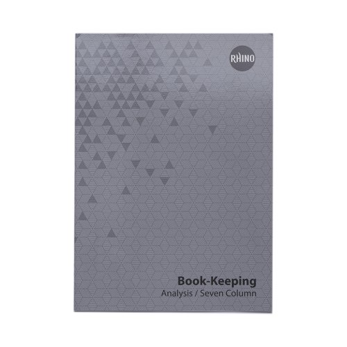 RHINO A4 Book-keeping Book 32 Page, Analysis Ruling (Pack of 144)