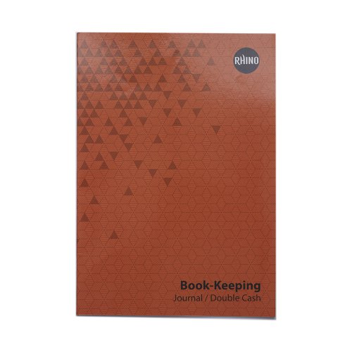 RHINO A4 Book-keeping Book 32 Page, Journal Ruling (Pack of 144)