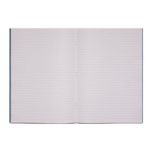 Rhino A4 Exercise Book 32 Page Light Blue Feint Ruled 8mm (Pack 100) - VDU014-160-8 Exercise Books & Paper 14643VC