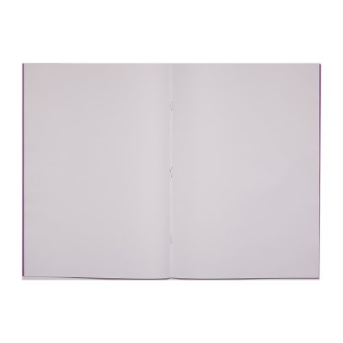 610112 Bulletin Book Blank A4 Purple 32 Page Pack Of 100 Du014110 3P