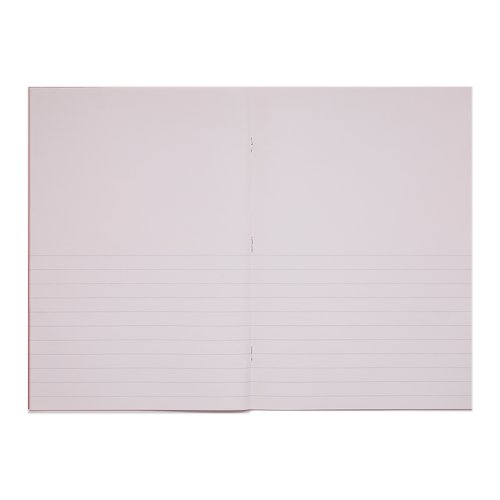 RHINO A4 Exercise Book 32 Pages / 16 Leaf Red Top Half Plain and Bottom Half 13mm Lined