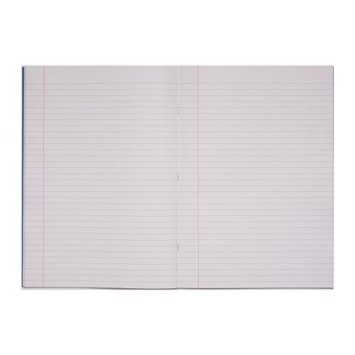 Rhino A4 Exercise Book 80 Page Ruled F8M Light Blue (Pack 50) - VEX668-1335-2 Exercise Books & Paper 14335VC