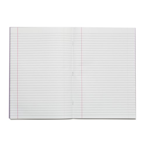 Rhino Exercise Book 8mm Ruled 80 Pages A4 Purple (Pack of 50) VC48471